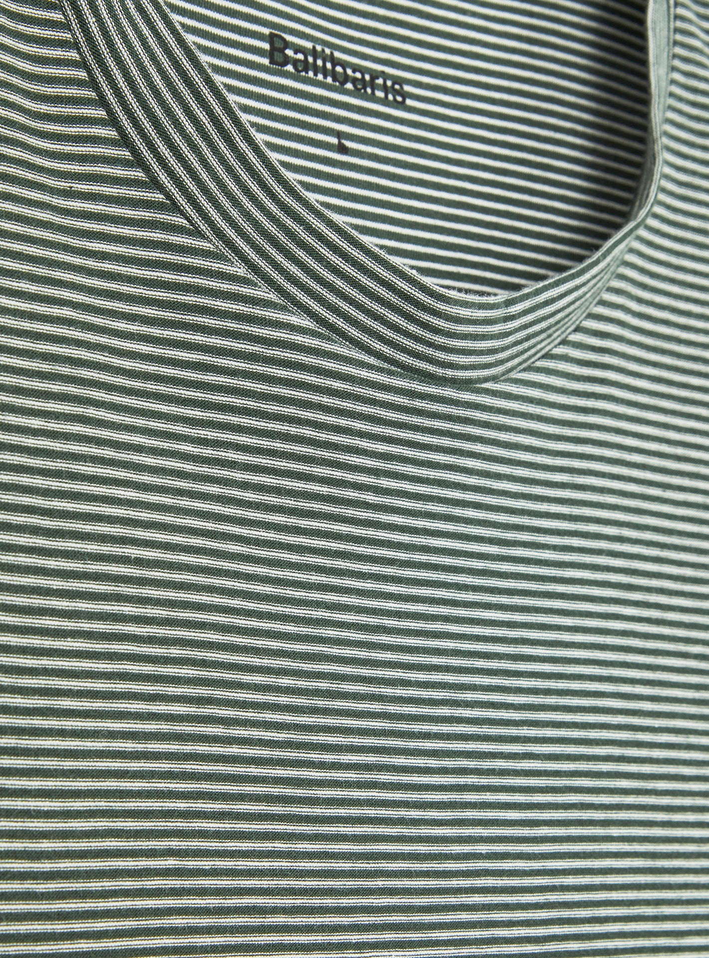 T-shirt Casey Rayé Vert Menthol-5