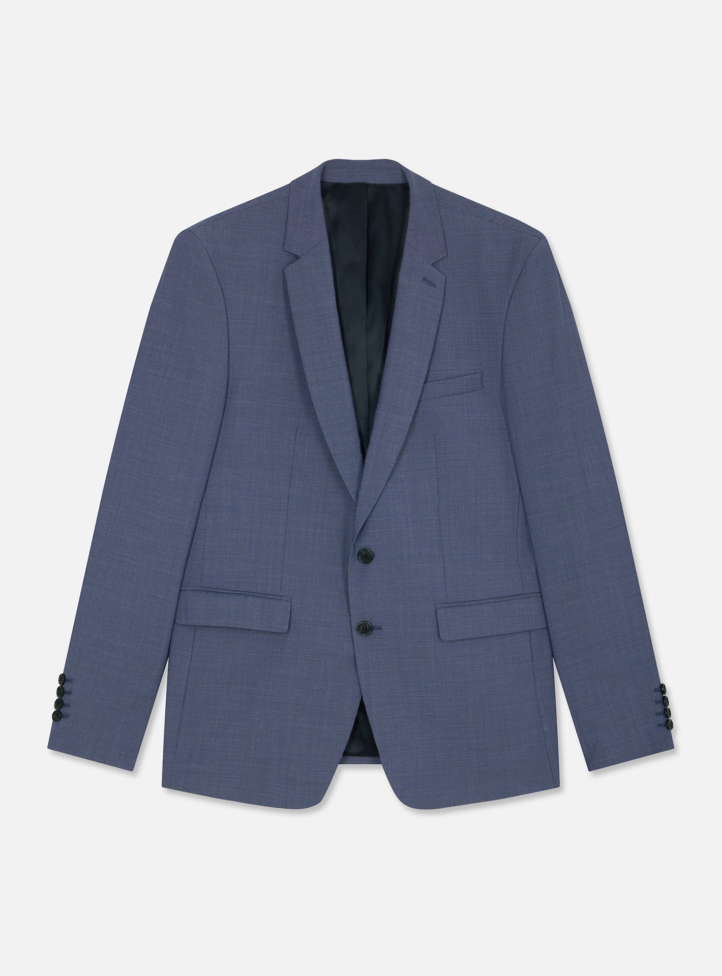 Veste de costume Taylor Bleu Mélangé-1