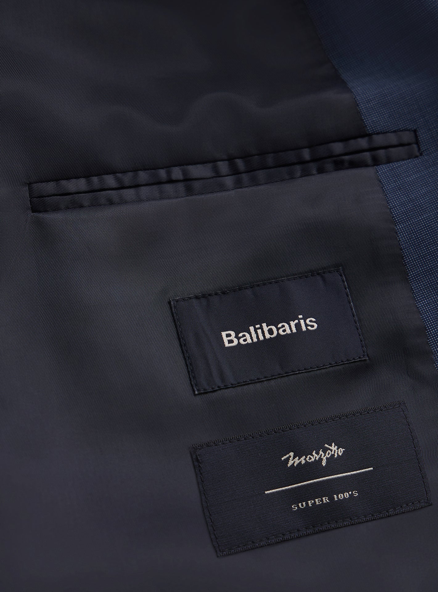 Veste de costume Taylor Bleu Mélangé-5