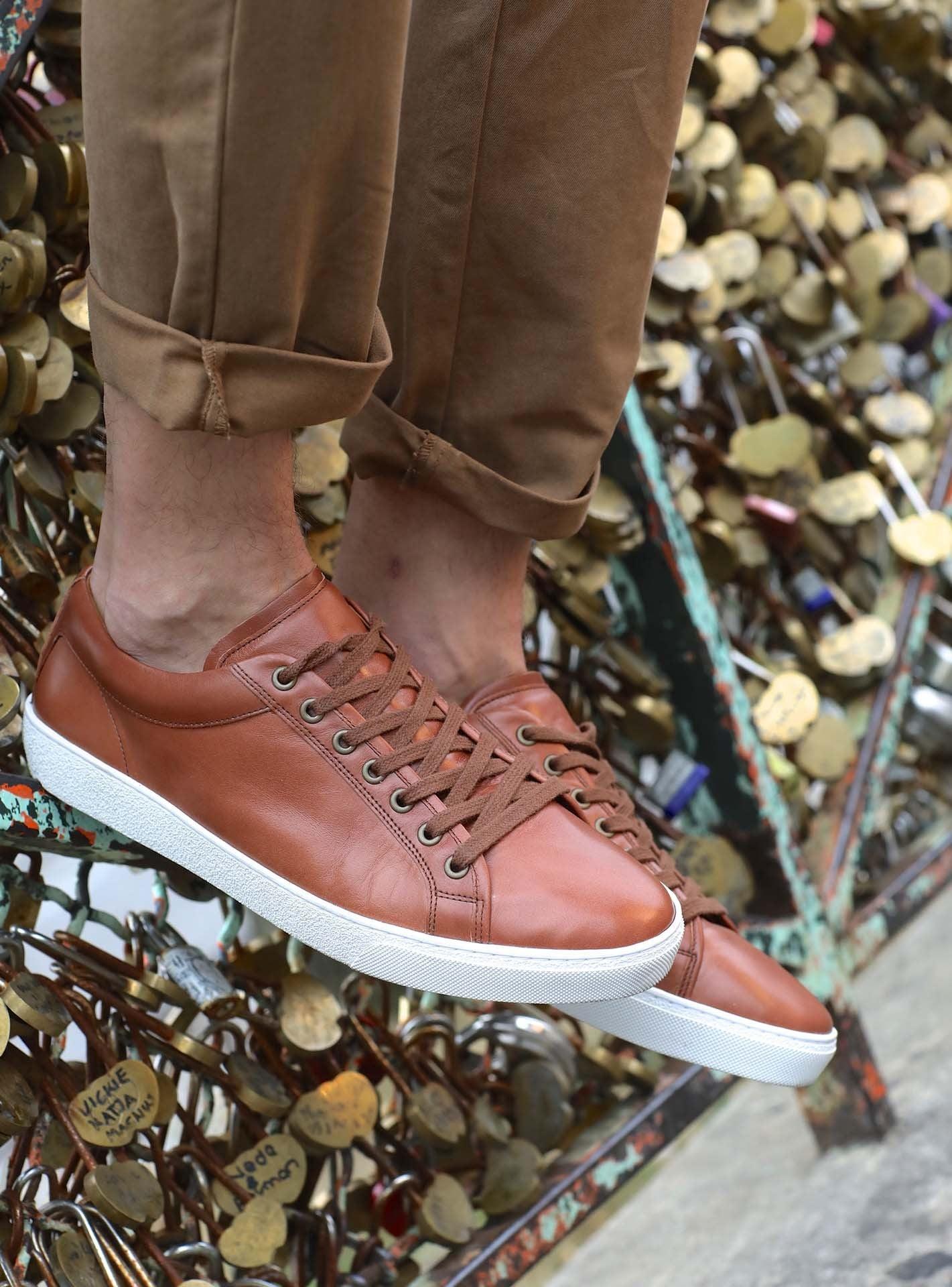 Baskets Malibu Cognac-3
