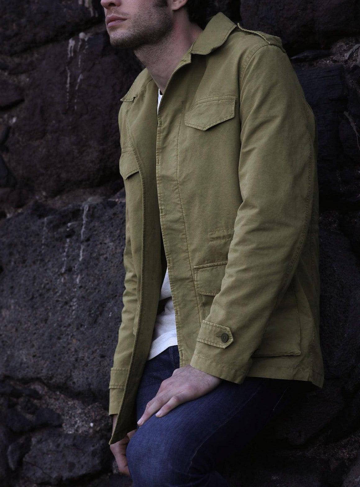 Blouson Lucien Vert Khaki-3