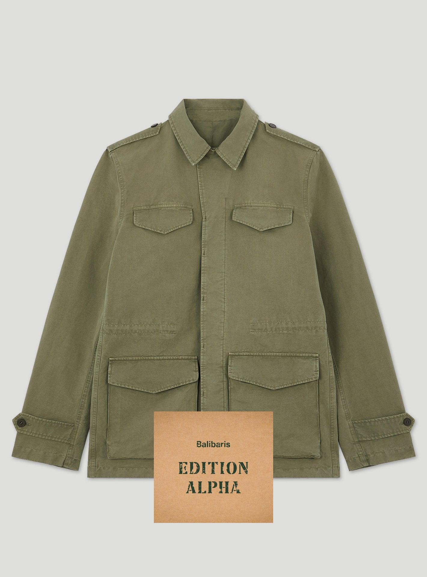 Blouson Lucien Vert Khaki-4