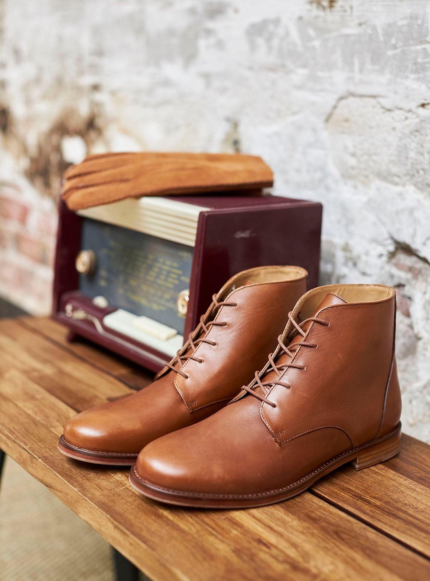 Chaussures Bruges Cognac-1