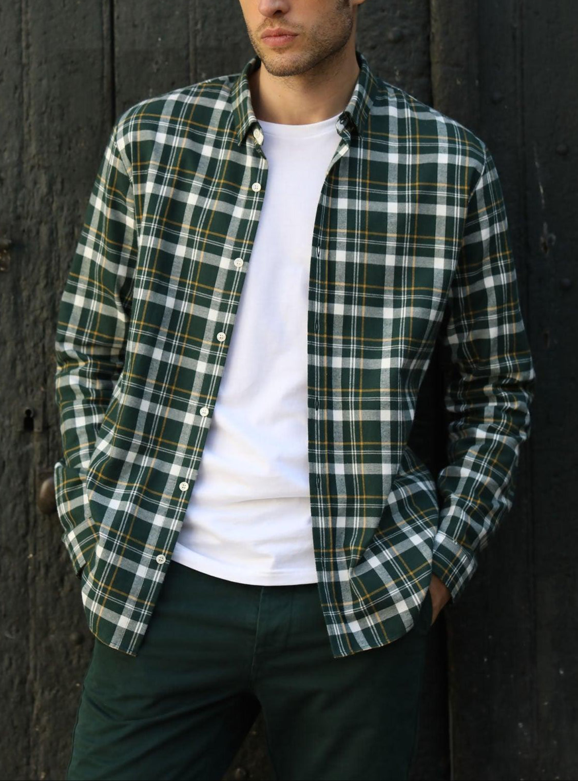 Chemise Mercer Vert Highland-3
