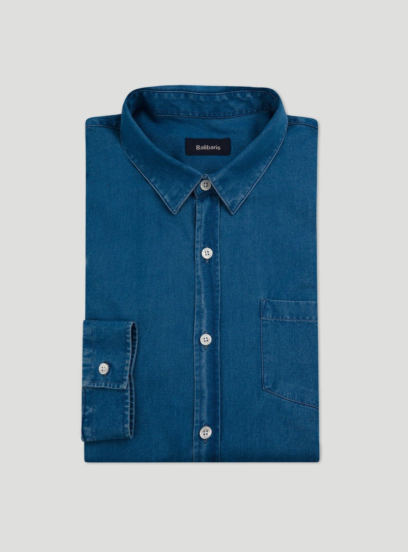 Chemise Soho Bleu-1