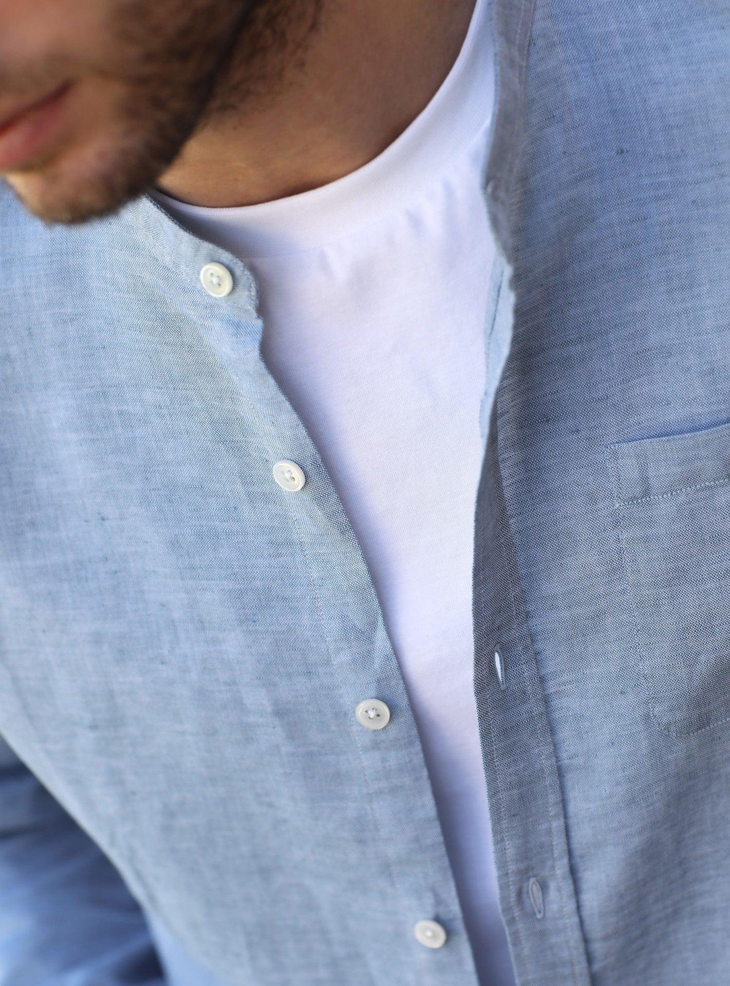 Chemise Willis Bleu Céleste-2