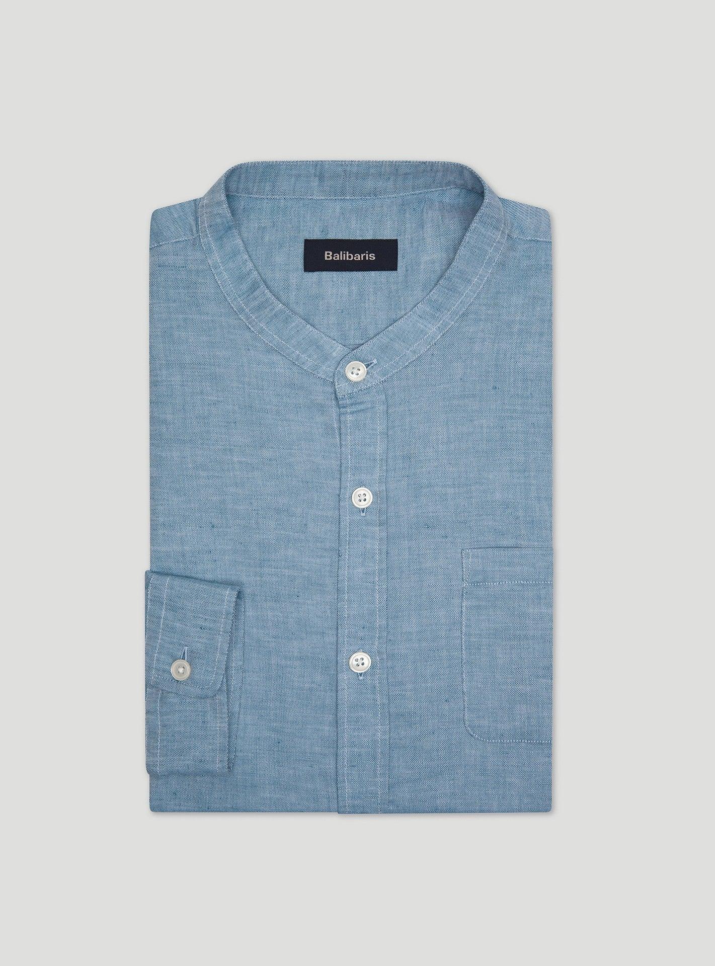 Chemise Willis Bleu Céleste-1