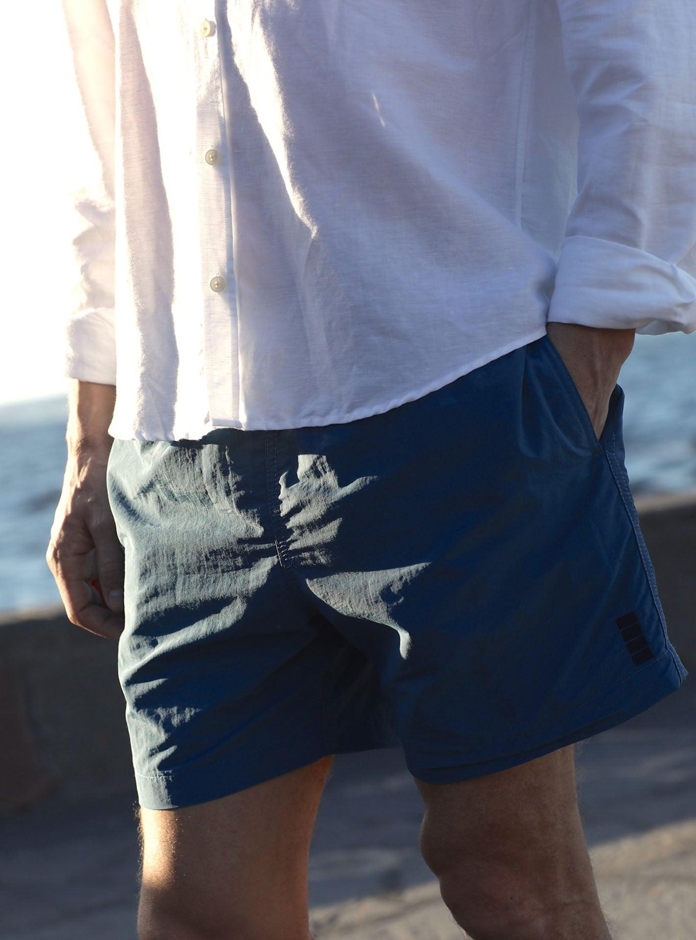 Maillot de Bain Nery Bleu Céruléen-2